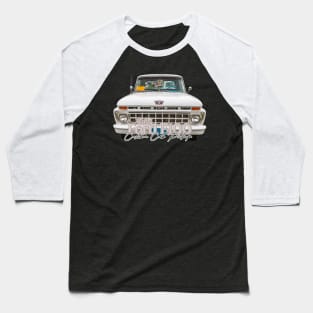 1965 Ford F100 Custom Cab Pickup Baseball T-Shirt